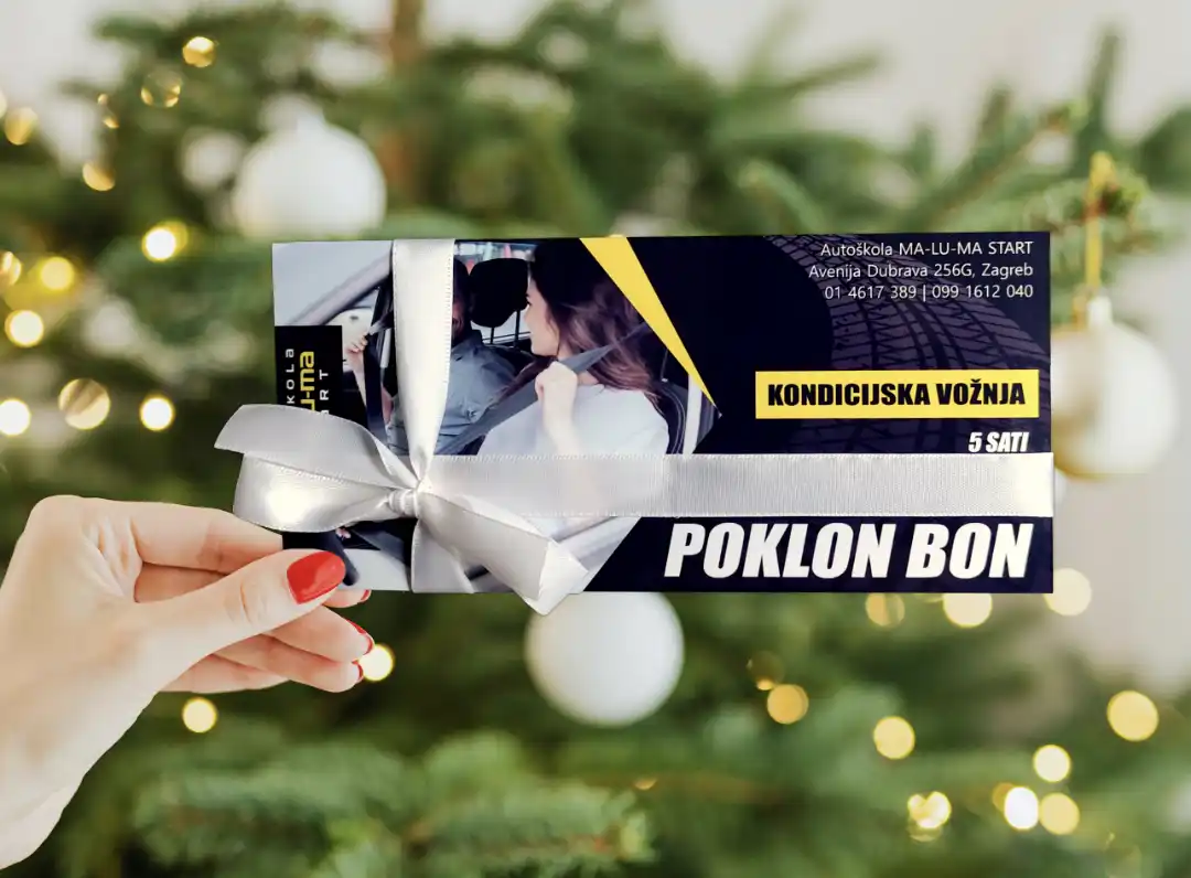 poklon bon kondicijska voznja
